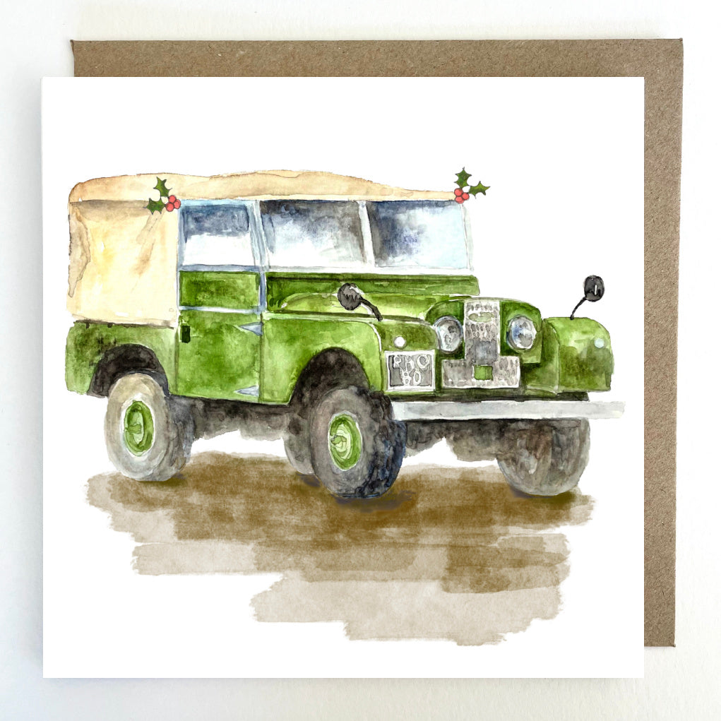 C12 Landy loves Christmas Greetings Card