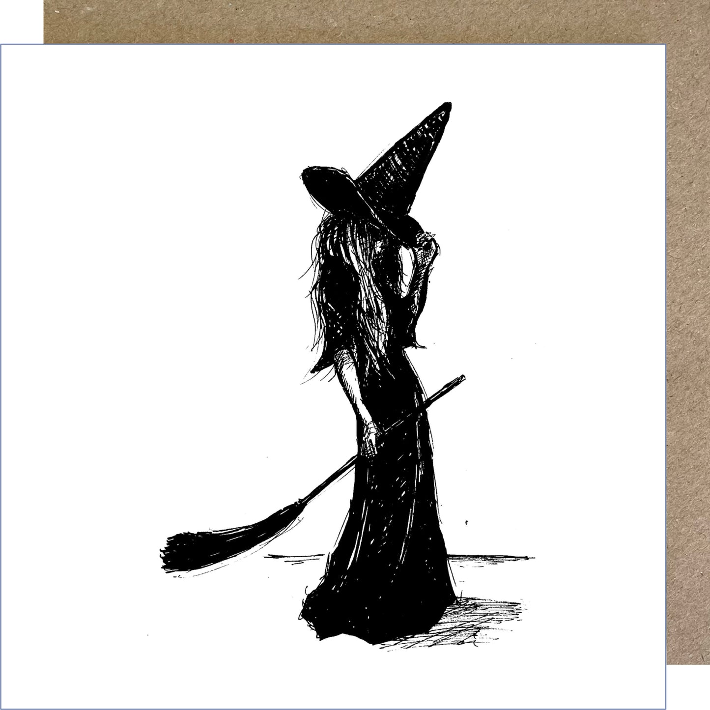 J09 Witch Greetings Card