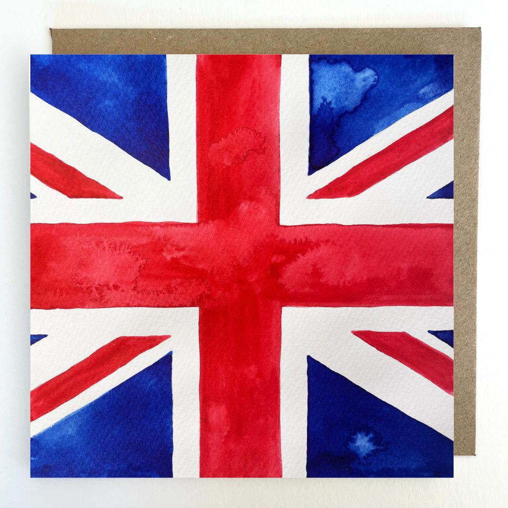 K114 Union Jack Flag Greetings Card