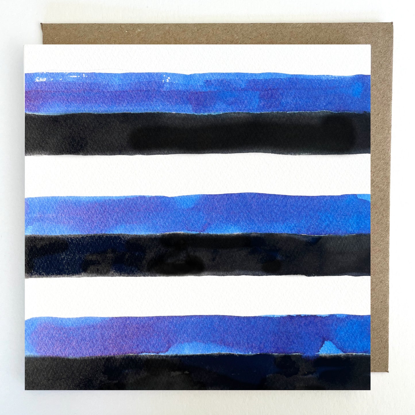 K115 Bath Rugby Stripes Greetings Card