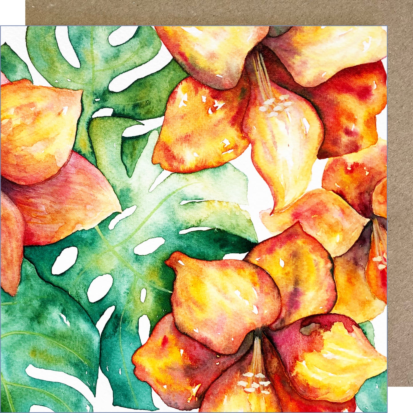 K17 Amaryllis Greetings Card