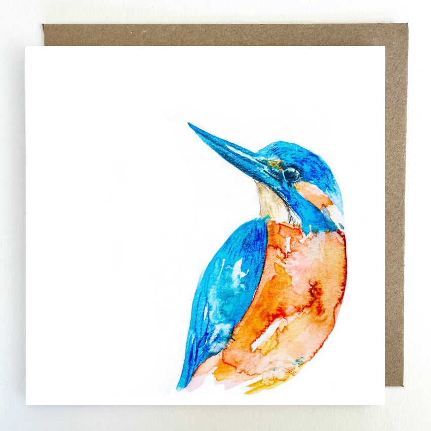 K181 Kingfisher Greetings Card