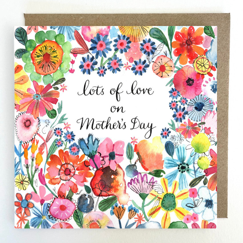 K270 Floral Jungle Happy Mother's Day Greetings Card