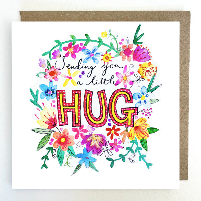 K273 Sending a Little Hug Greetings Card