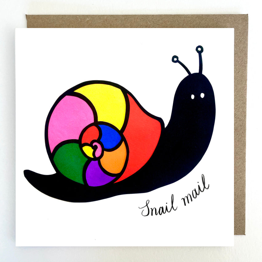 K28 Snail Mail Greetings Card