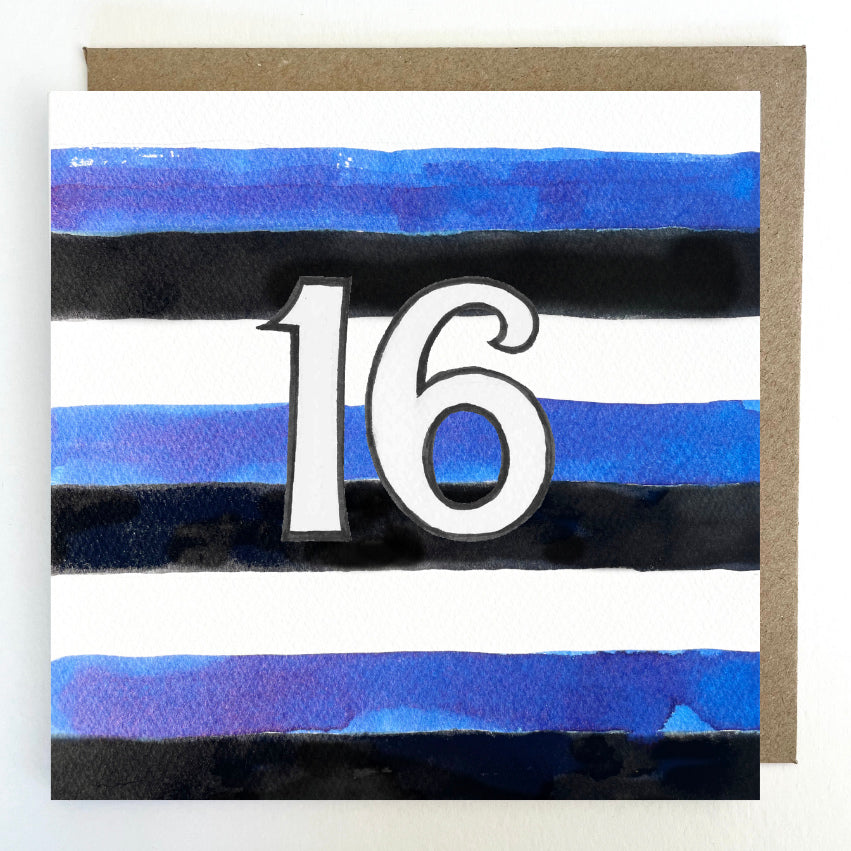 K286. Bath Rugby, 16 Greetings Card