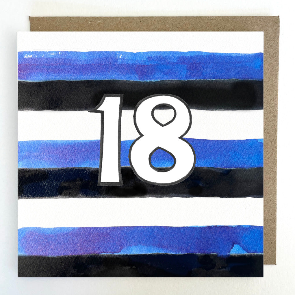 K295. Bath Rugby, 18 Greetings Card