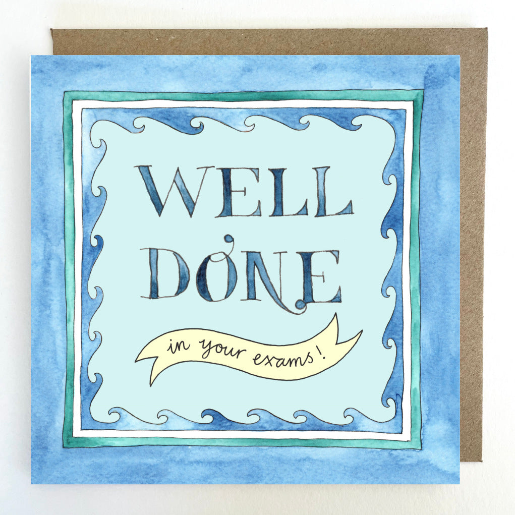K327 Well done in your exams! Greetings Card