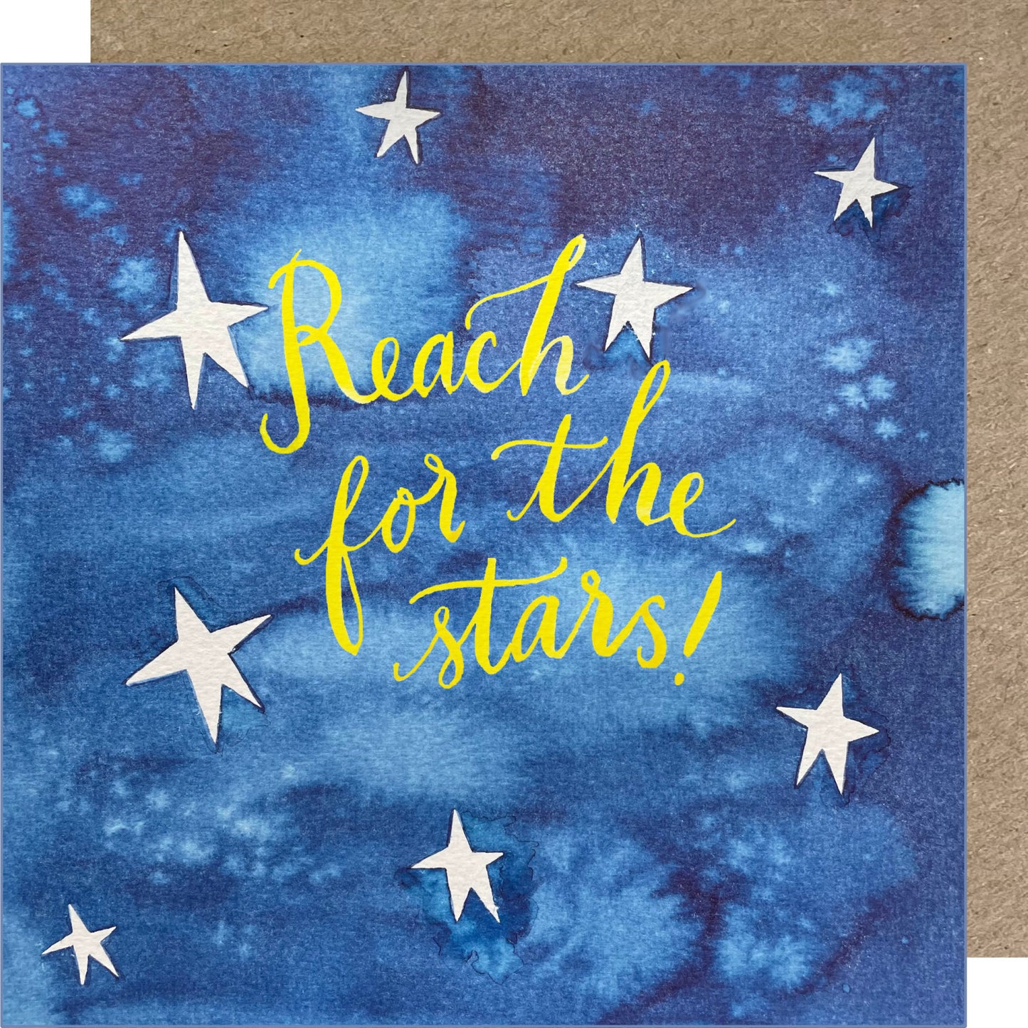 K44 Night Sky Stars 'Reach for the Stars' Greetings Card