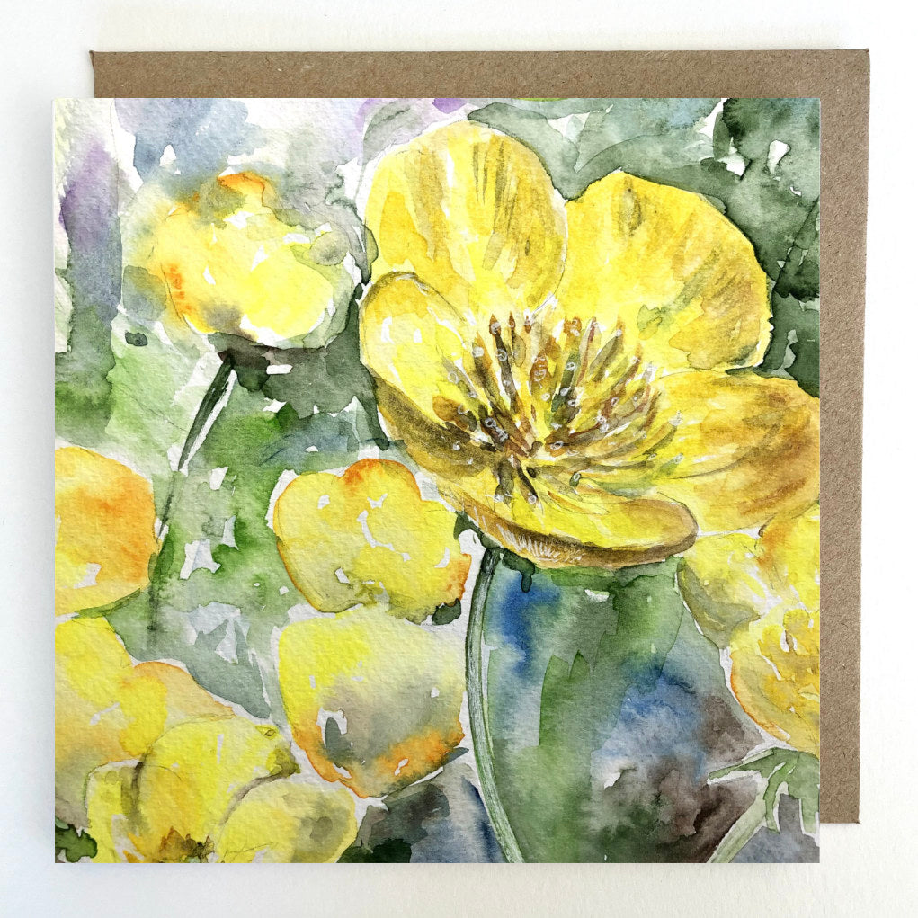 K96 Buttercup Greetings Card