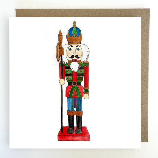 C07 Nutcracker, Christmas Greetings Card