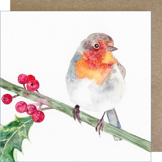 C09 Robin, Christmas Greetings Card