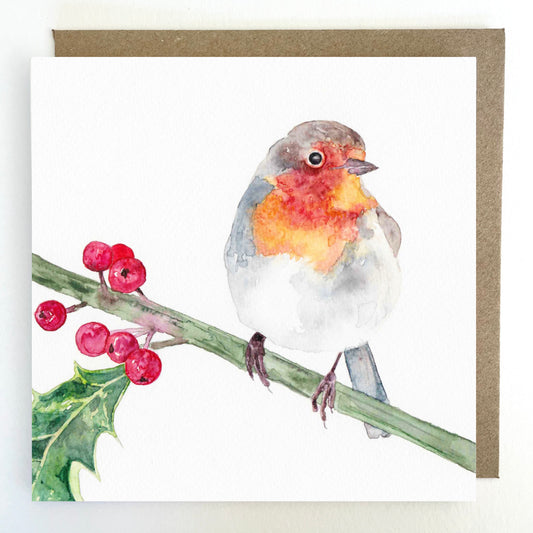 C09 Robin, Christmas Greetings Card