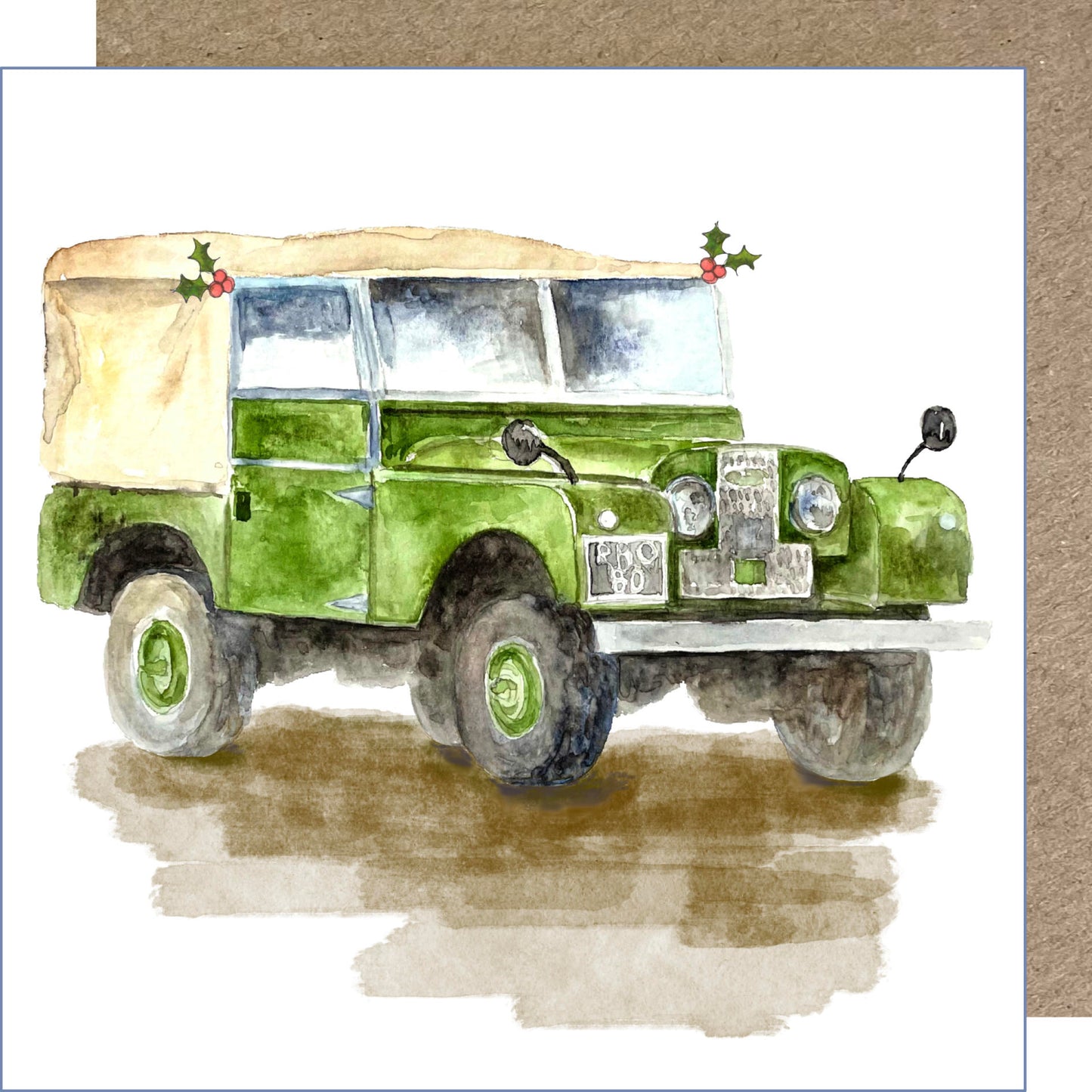 C12 Landy loves Christmas Greetings Card