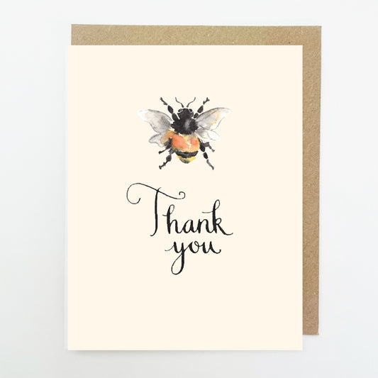 D251. Bee, Thank You Dinky Greetings Card