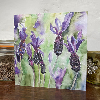 K65 Lavender Greetings Card