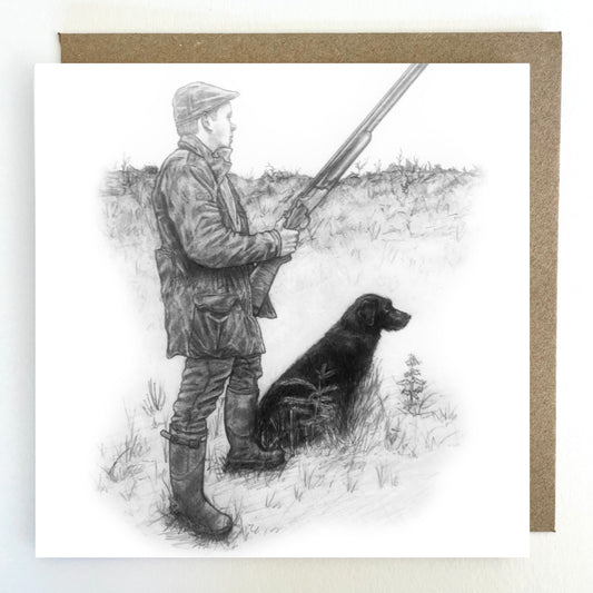 J12 Out Shooting Greetings Card