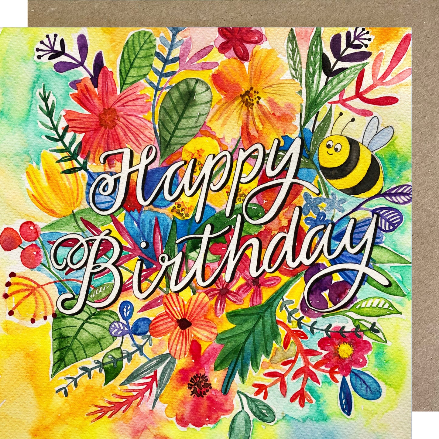 K09 Birthday Bee Greetings Card