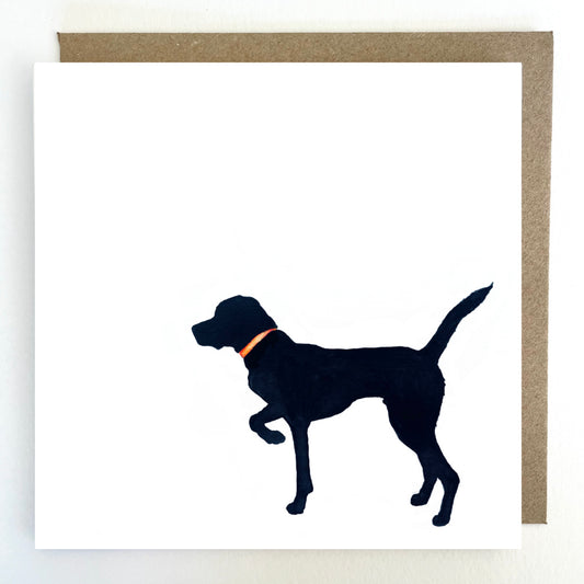 K189 Bingo Catches a scent Greetings Card