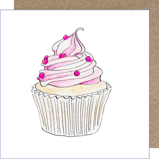 K191 Cupcake Greetings Card