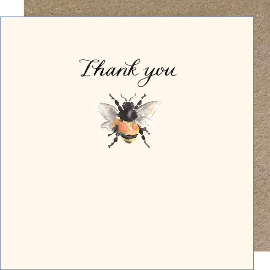 K240 Bee Thank you Greetings Card