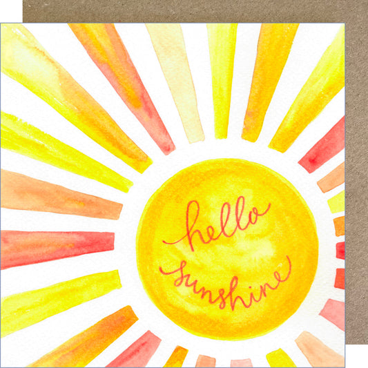 K244 Hello Sunshine Greetings Card