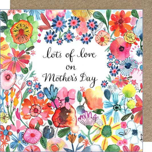 K270 Floral Forest Happy Mother's Day Greetings Card