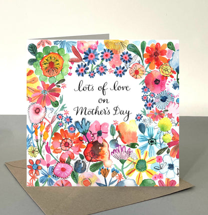 K270 Floral Jungle Happy Mother's Day Greetings Card