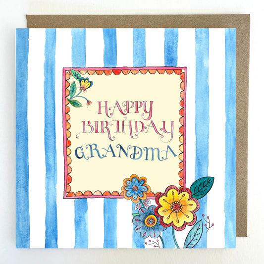 K307 Happy Birthday Grandma Greetings Card