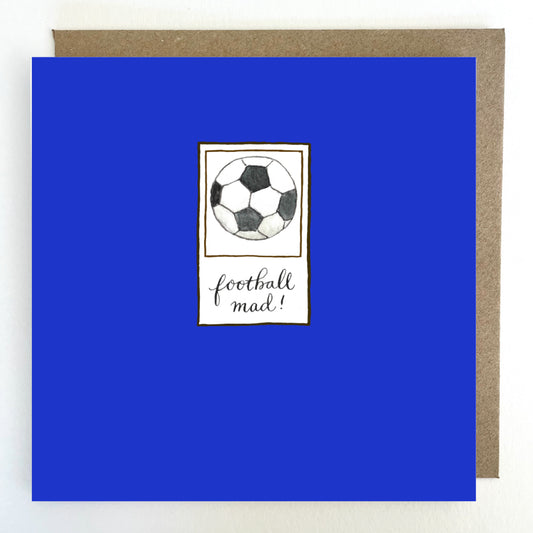 K320 Football Mad! Greetings Card