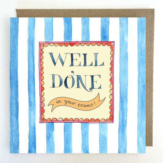 K324 Well done in your exams! Greetings Card