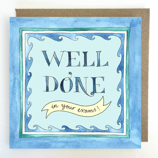 K327 Well done in your exams! Greetings Card