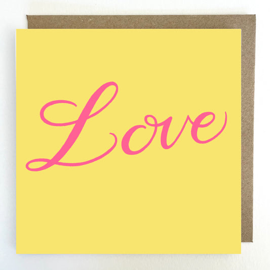 K330. Love Greetings Card