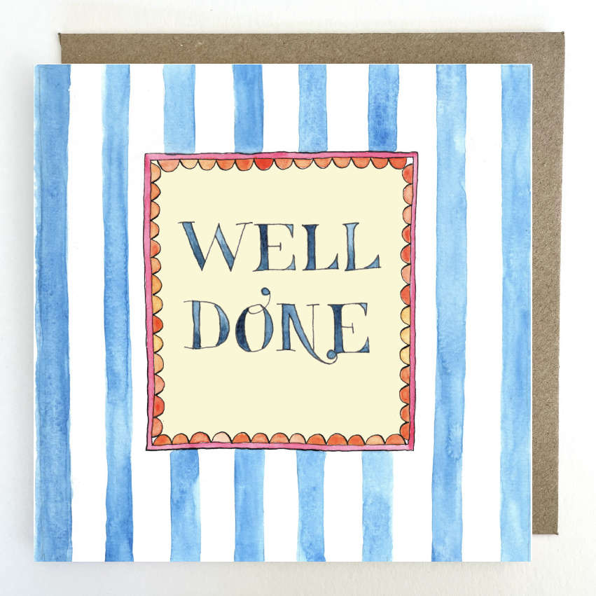 K332 Well done Greetings Card