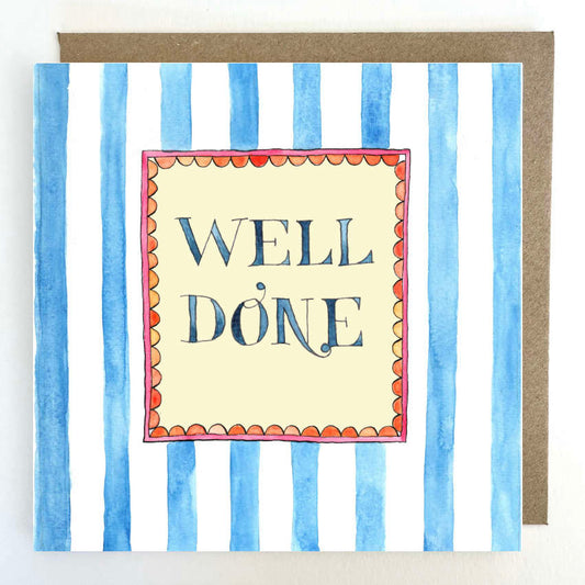 K332 Well done Greetings Card