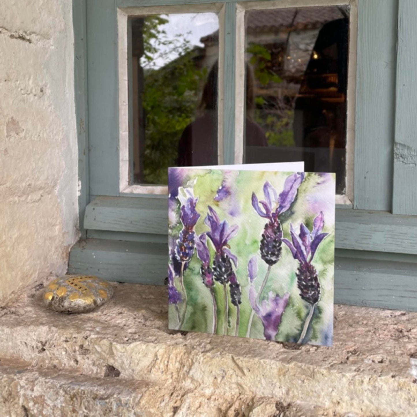 K65 Lavender Greetings Card