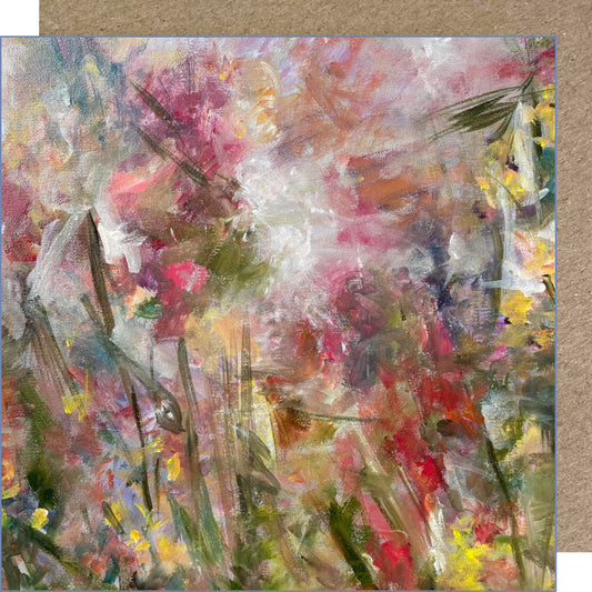 K82 Gladioli Greetings Card